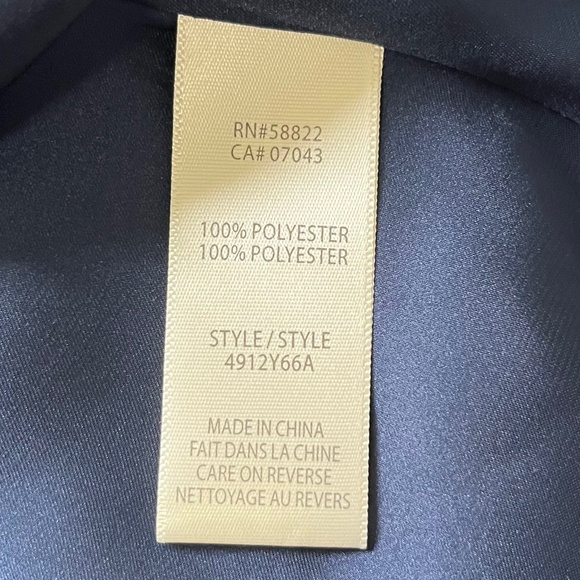 Max Studio Floral Navy Shift Dress, Small, New with Tags; Adorable Summer dress - Picture 14 of 15